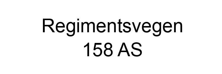 Regimentsvegen 158